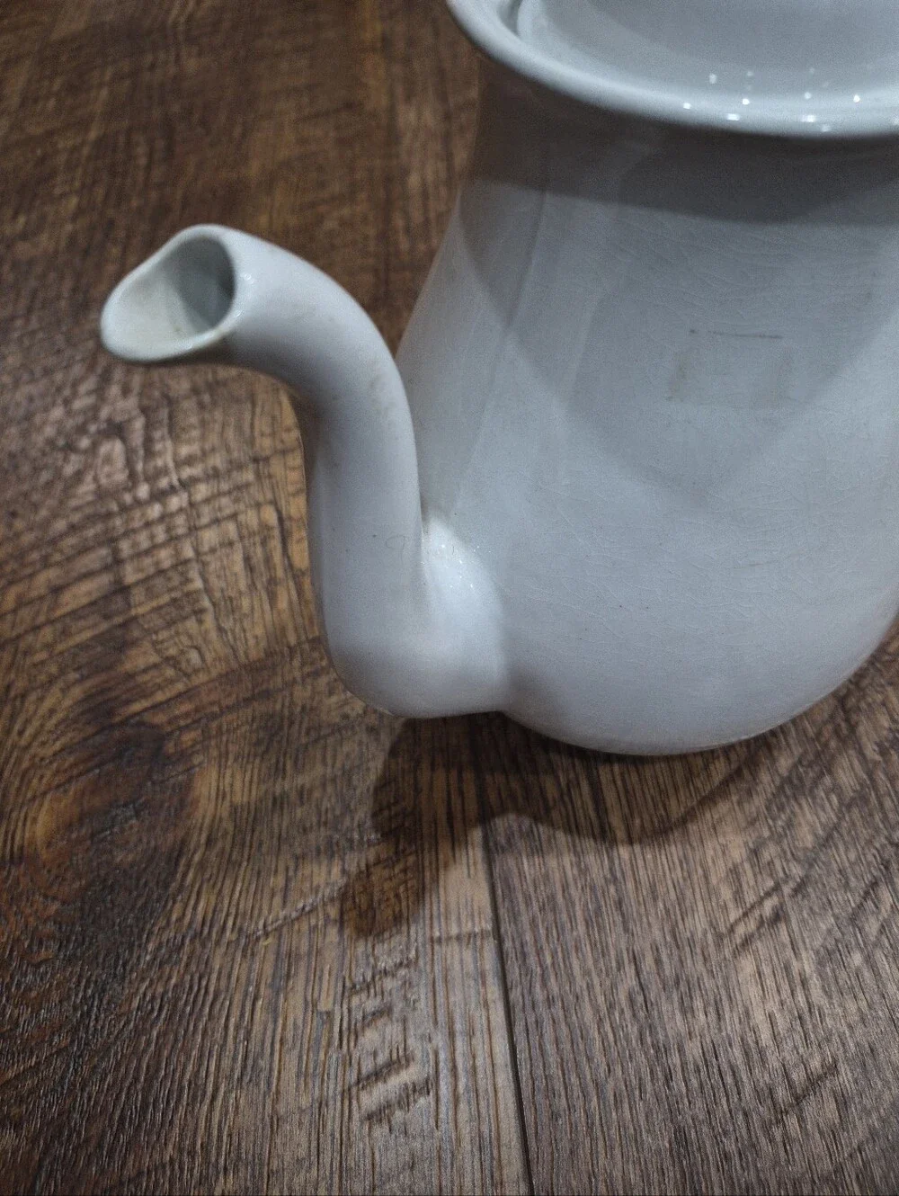 Vintage Antique Farmhouse Elsmore & Forster Ironstone White Pitcher Cottagecore